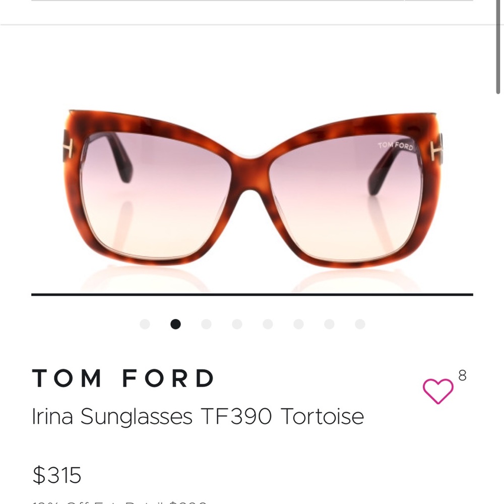 Tom Ford Irina Sunglasses Tortoise